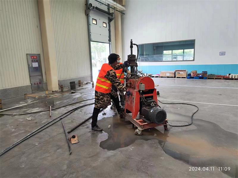 会同厂房地面下沉塌陷注浆加固施工